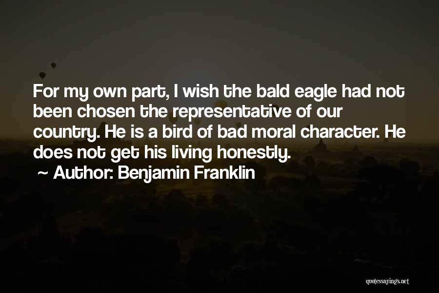 Bald Eagle Quotes By Benjamin Franklin