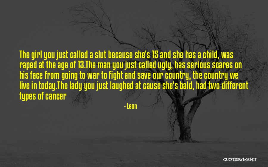 Bald Girl Quotes By Leon