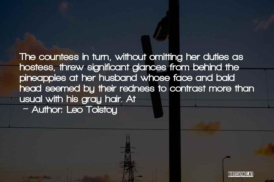 Bald Hair Quotes By Leo Tolstoy