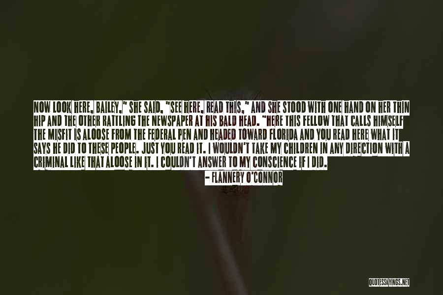 Bald Quotes By Flannery O'Connor