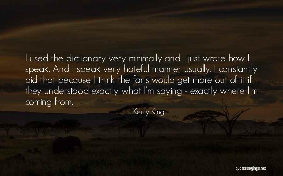 Baldazo De Agua Quotes By Kerry King Baldazo De Agua Quotes By Kerry King