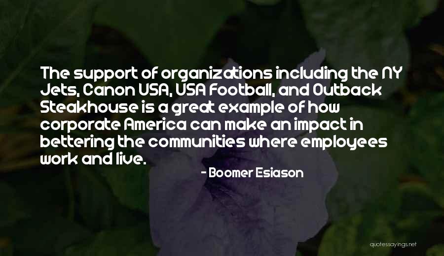 Baldeep Kaur Quotes By Boomer Esiason Baldeep Kaur Quotes By Boomer Esiason