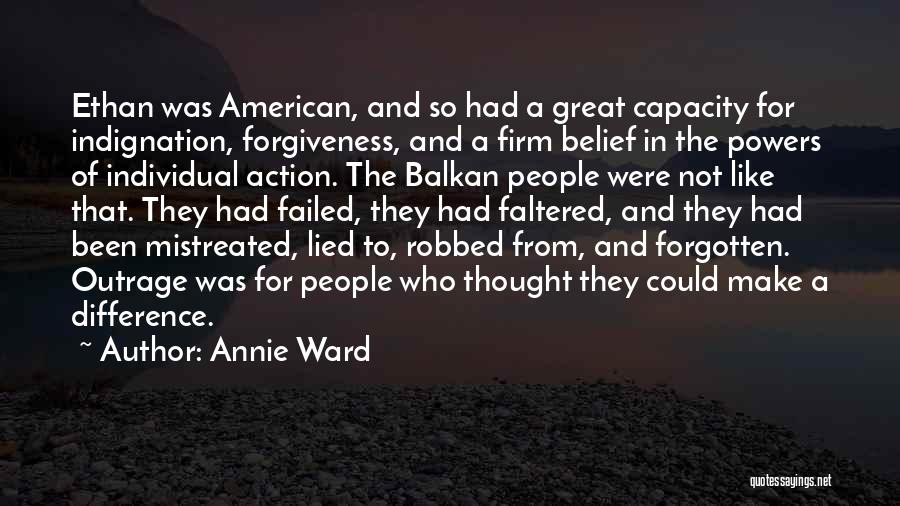 Balkan Quotes By Annie Ward