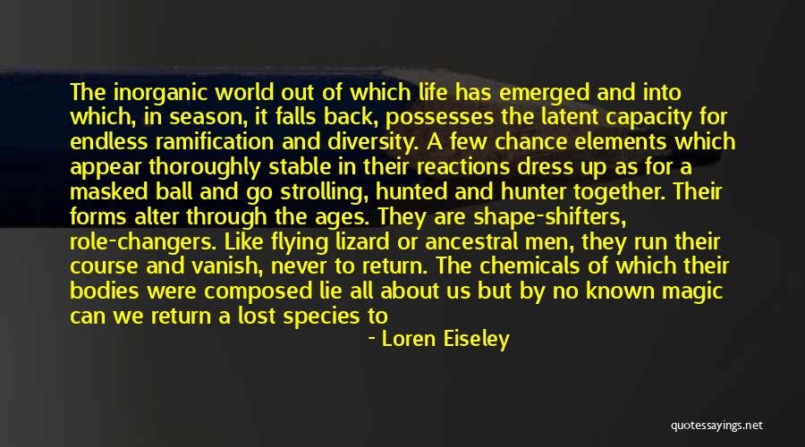 Ball Dress Quotes By Loren Eiseley Ball Dress Quotes By Loren Eiseley