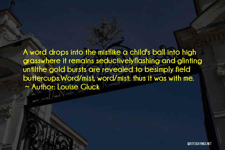 Ball Field Quotes By Louise Gluck