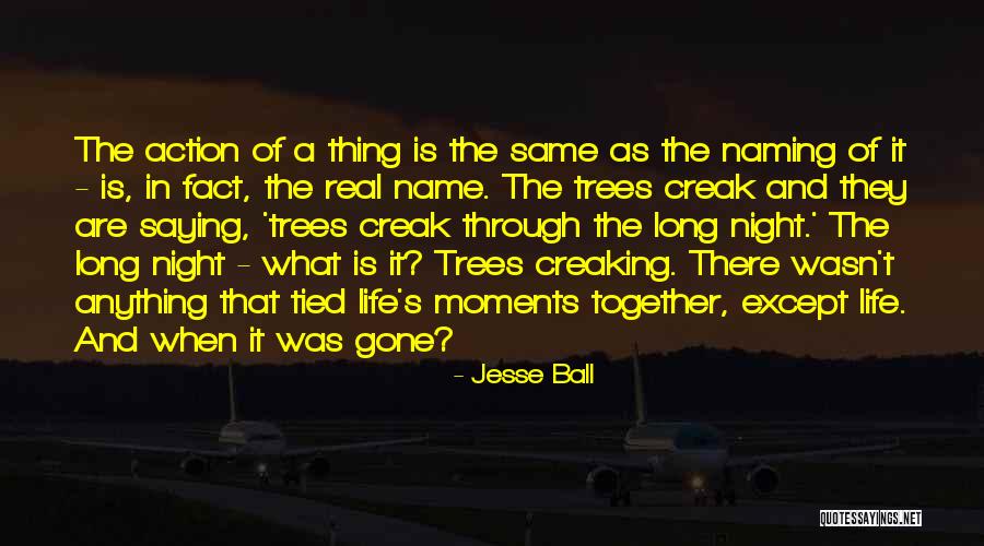 Ball Is Life Quotes By Jesse Ball