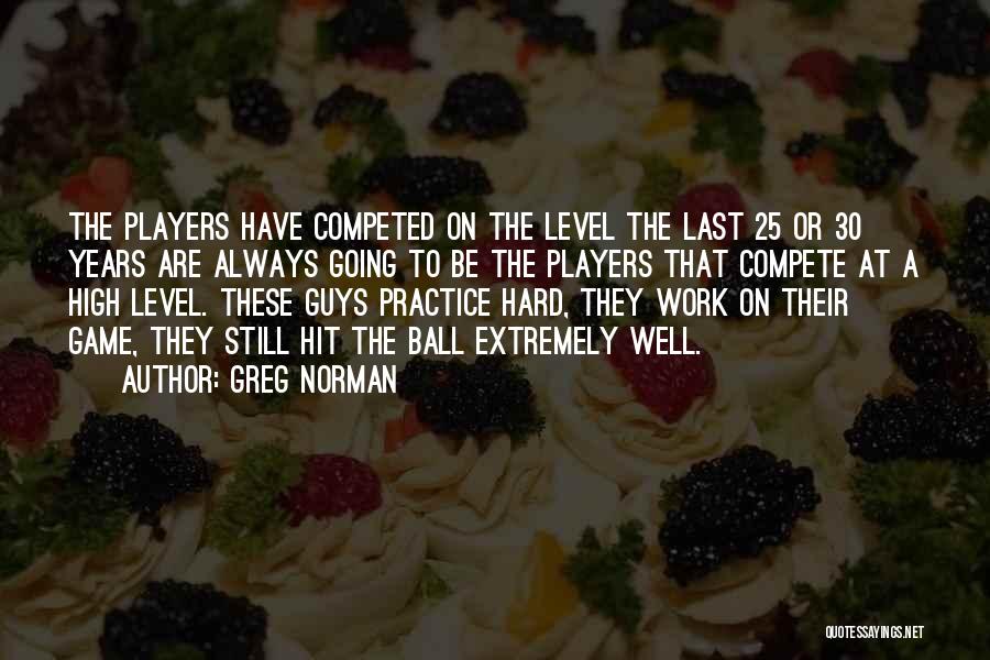 Ball Players Quotes By Greg Norman