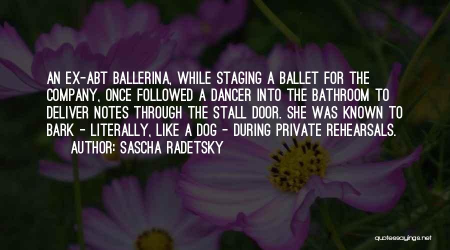Ballerina Quotes By Sascha Radetsky