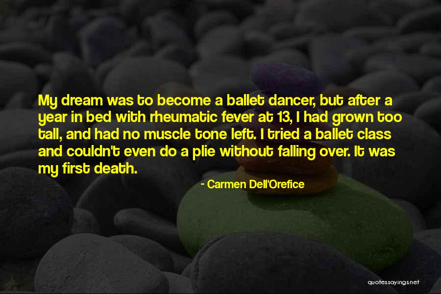 Ballet Class Quotes By Carmen Dell'Orefice Ballet Class Quotes By Carmen Dell'Orefice