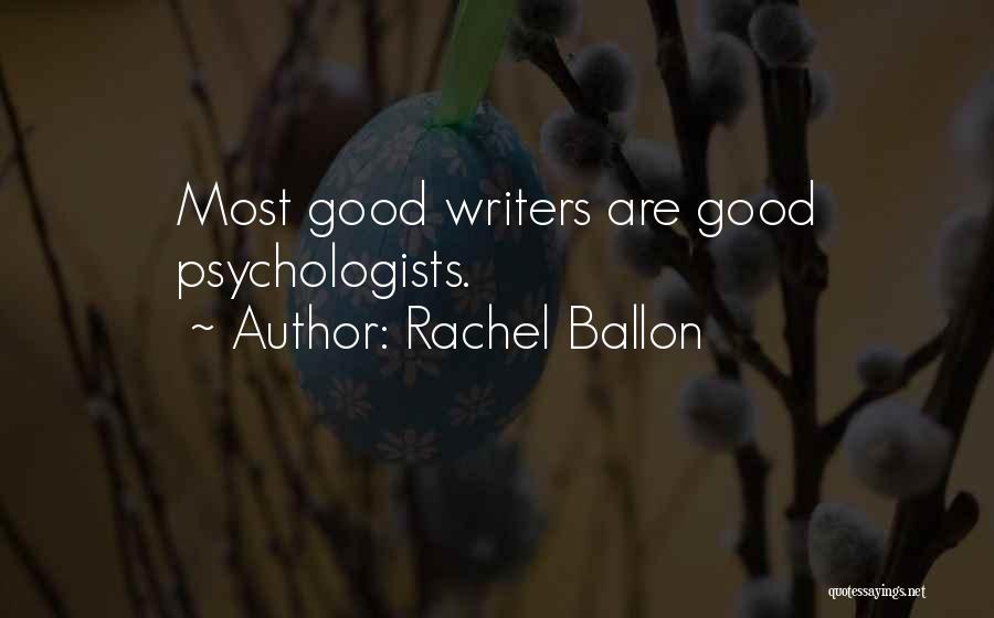 Ballon D'or Quotes By Rachel Ballon