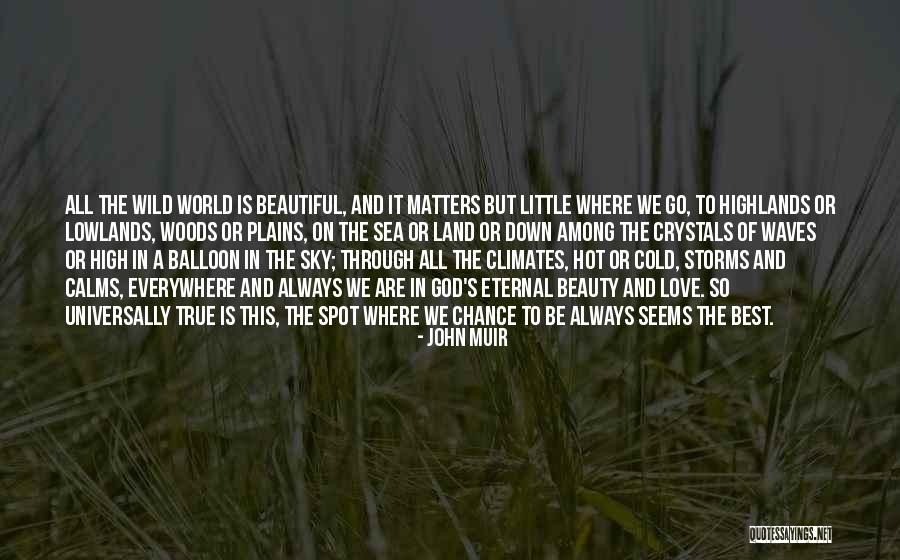 Balloon Love Quotes By John Muir