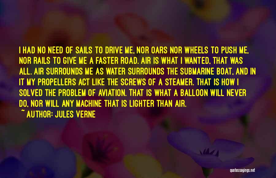 Balloon Quotes By Jules Verne