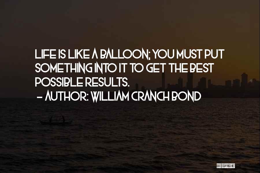 Balloons Quotes By William Cranch Bond