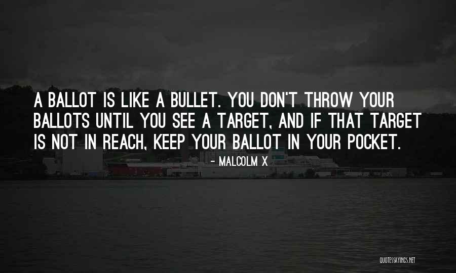 Ballot Or Bullet Quotes By Malcolm X