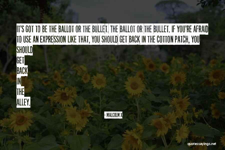 Ballot Or The Bullet Malcolm X Quotes By Malcolm X Ballot Or The Bullet Malcolm X Quotes By Malcolm X