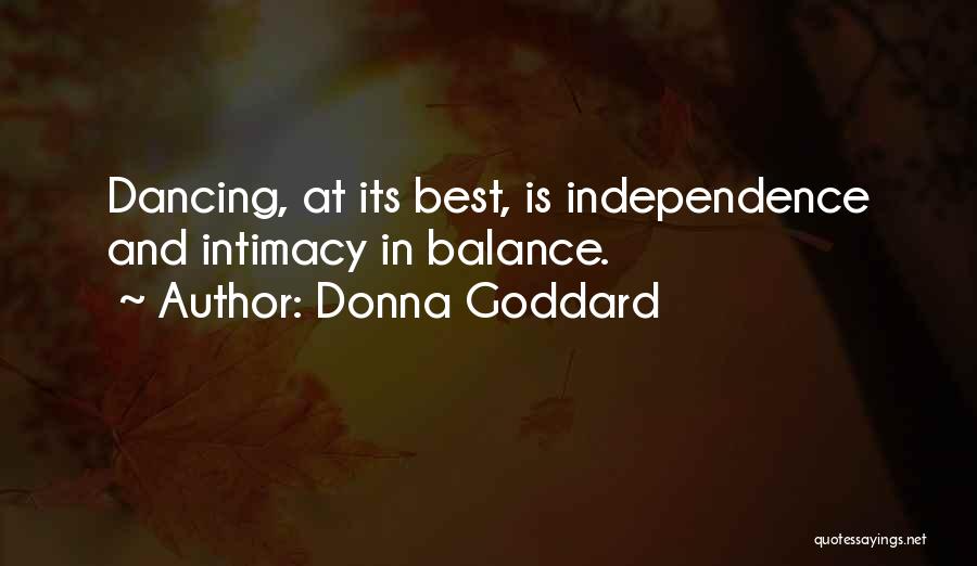 Ballroom Quotes By Donna Goddard