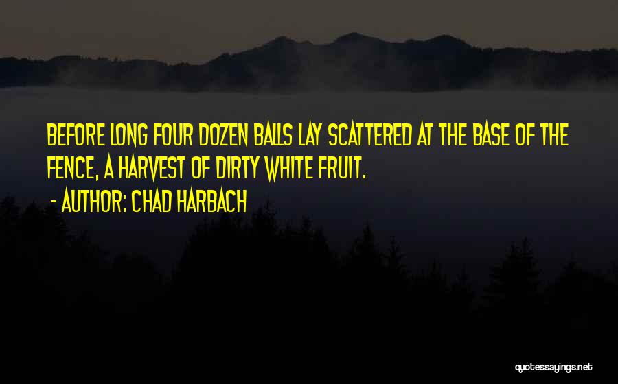 Balls Quotes By Chad Harbach