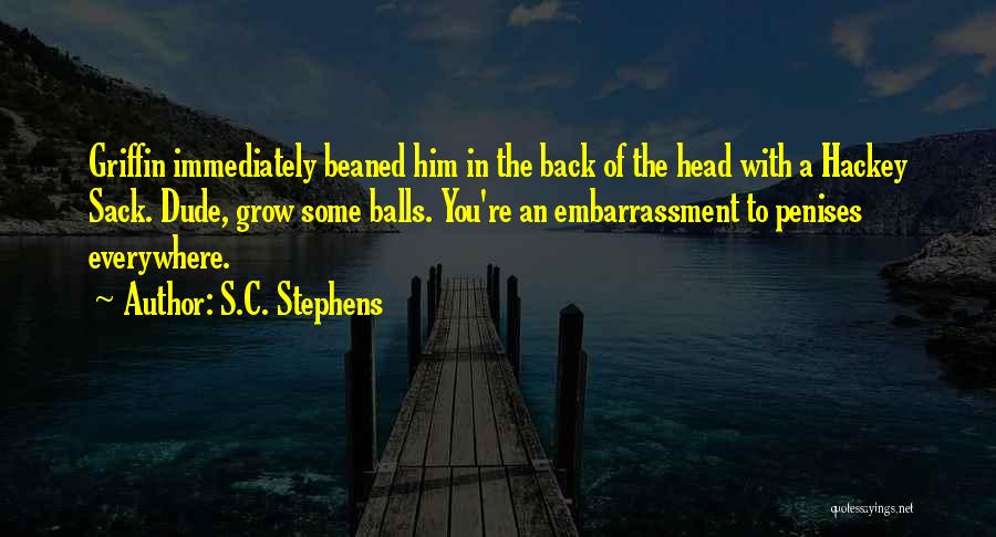 Balls Quotes By S.C. Stephens
