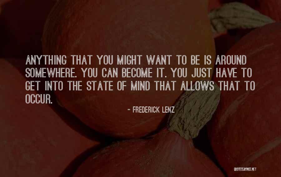 Balsano Quotes By Frederick Lenz