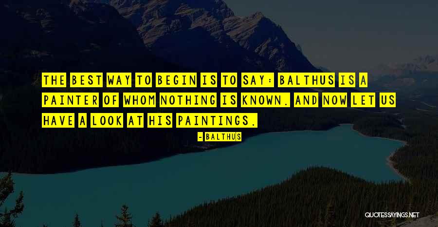 Balthus Quotes 1349571