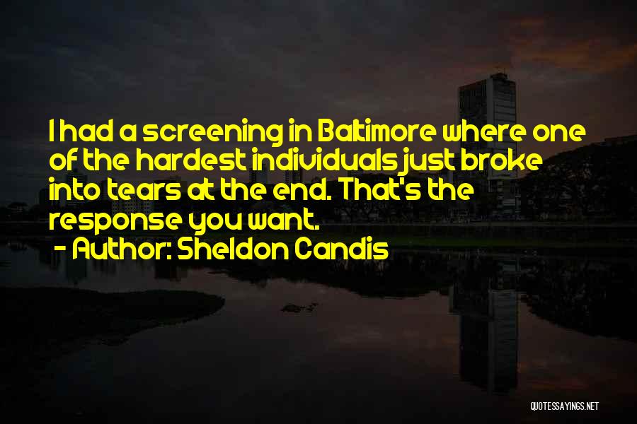 Baltimore Quotes By Sheldon Candis