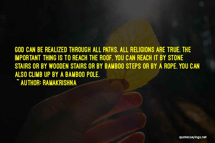 Bamboo Quotes By Ramakrishna