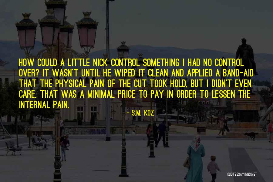 Band Aid Quotes By S.M. Koz