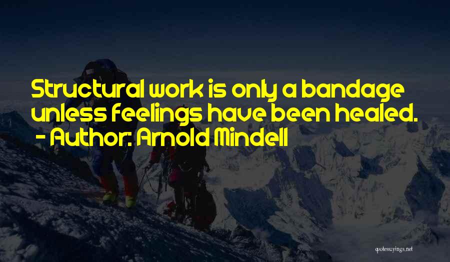 Bandage Quotes By Arnold Mindell