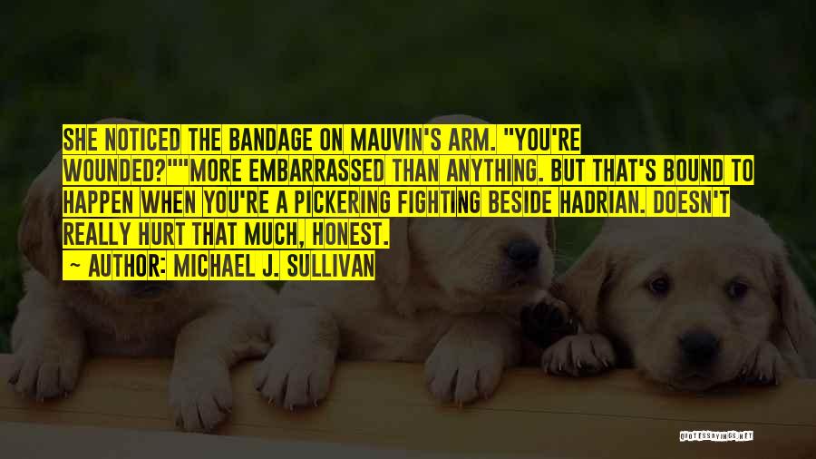 Bandage Quotes By Michael J. Sullivan