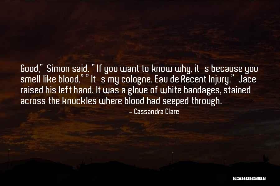 Bandages Quotes By Cassandra Clare