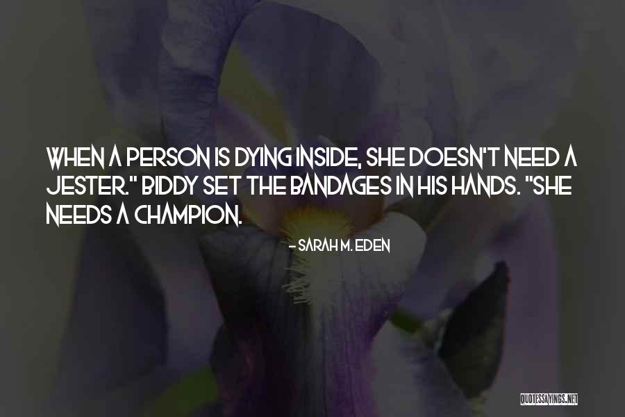 Bandages Quotes By Sarah M. Eden