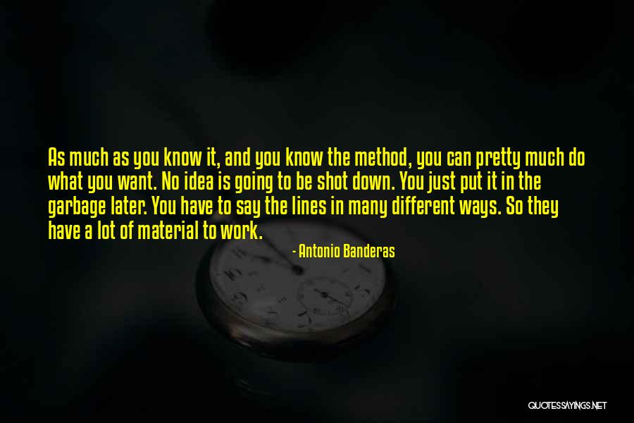 Banderas Quotes By Antonio Banderas