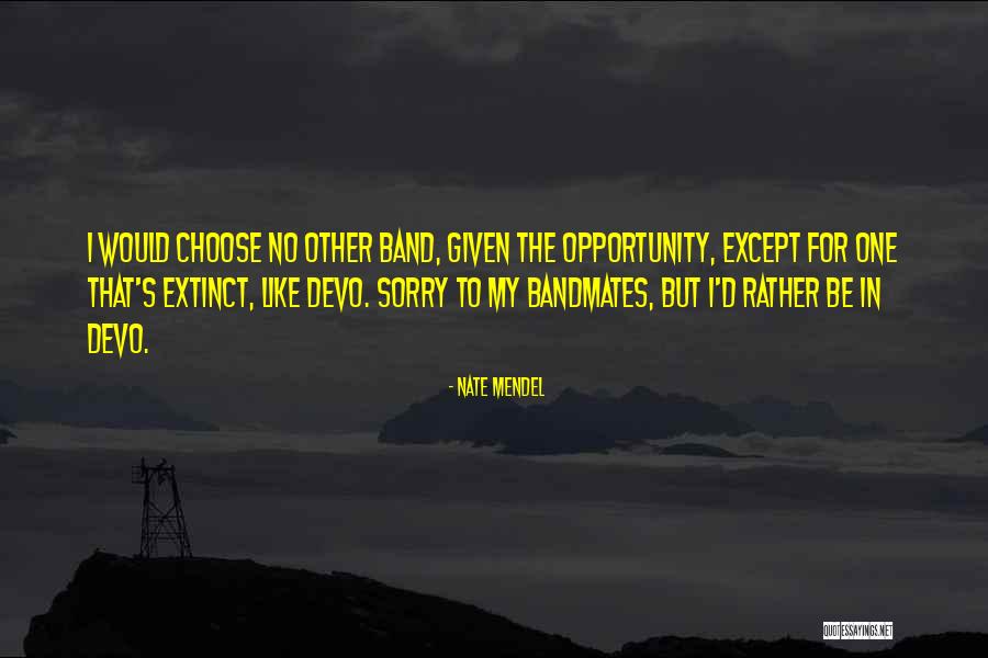 Bandmates Or Band Quotes By Nate Mendel Bandmates Or Band Quotes By Nate Mendel