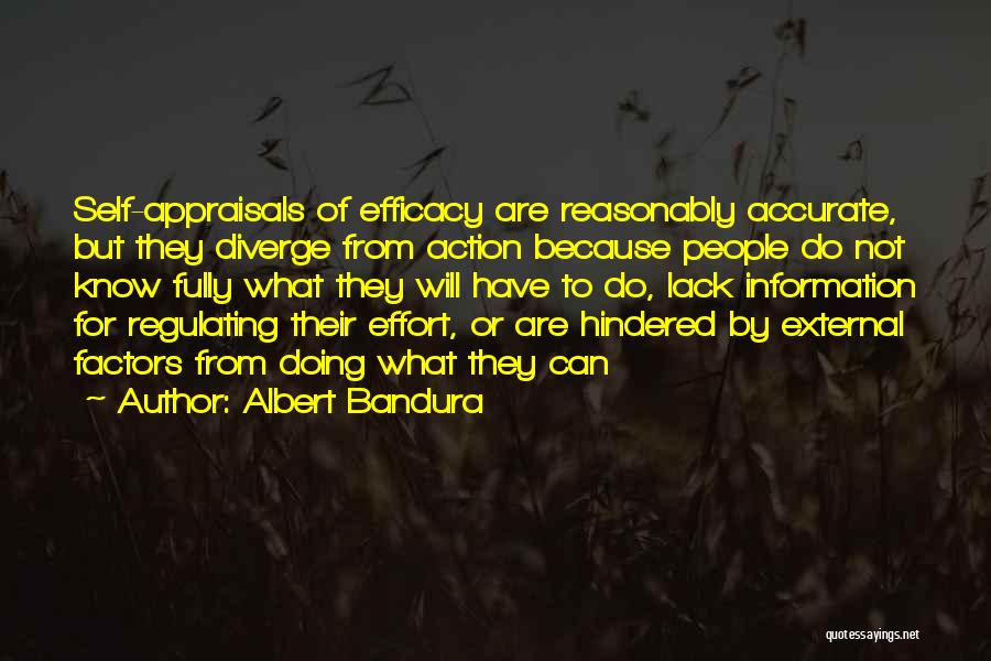 Bandura Self Efficacy Quotes By Albert Bandura