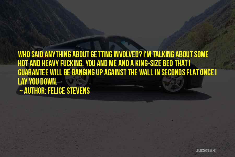 Banging Quotes By Felice Stevens