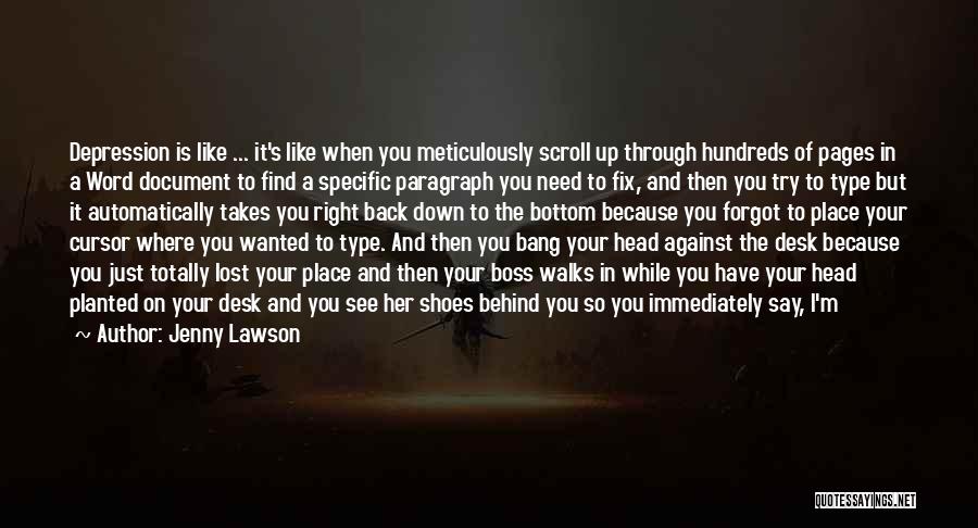 Banging Your Head Quotes By Jenny Lawson