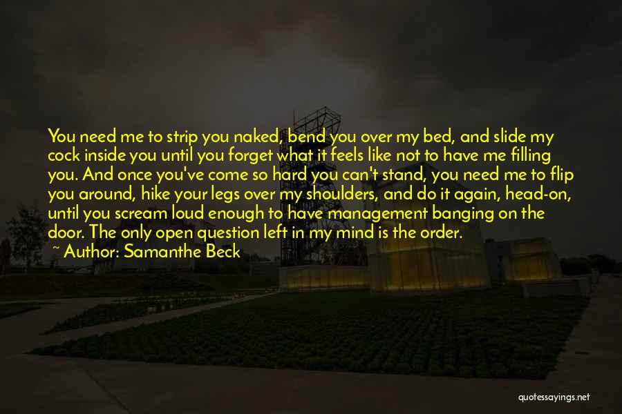 Banging Your Head Quotes By Samanthe Beck