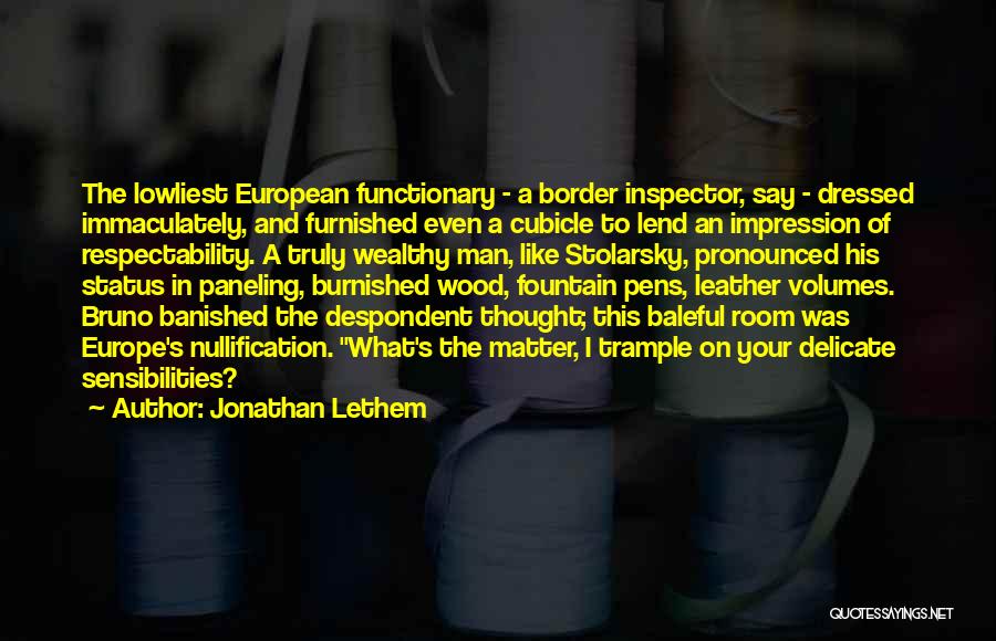 Banished Quotes By Jonathan Lethem