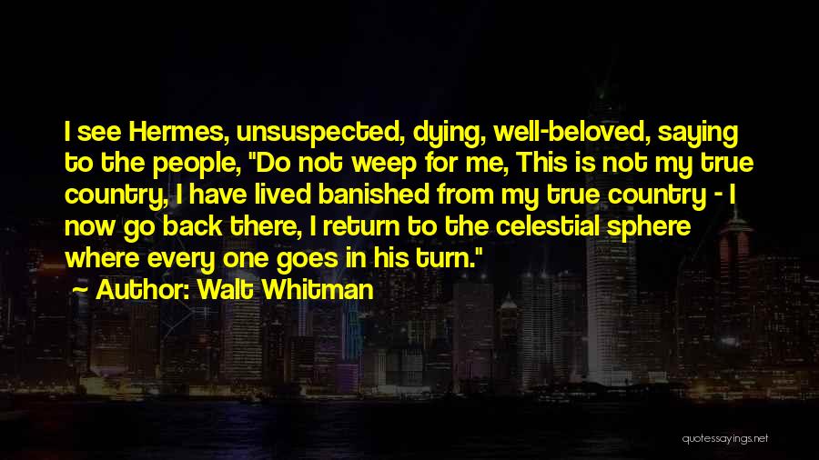 Banished Quotes By Walt Whitman