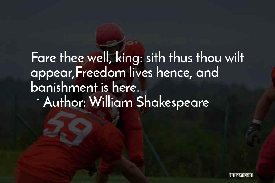 Banishment Quotes By William Shakespeare