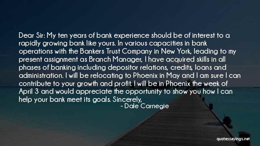Bank Interest Quotes By Dale Carnegie Bank Interest Quotes By Dale Carnegie
