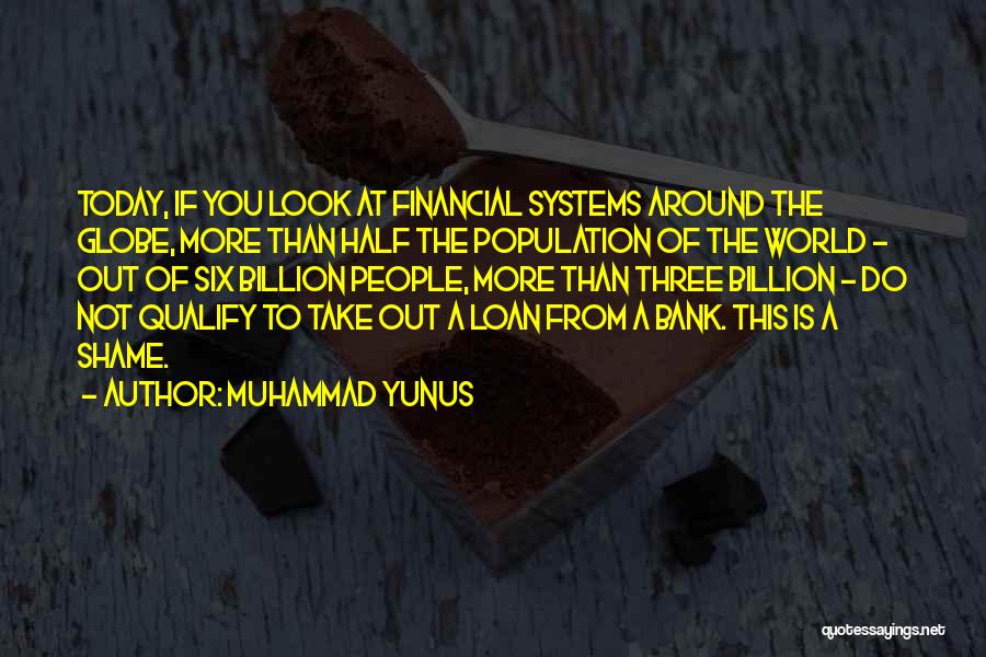 Bank Loan Quotes By Muhammad Yunus