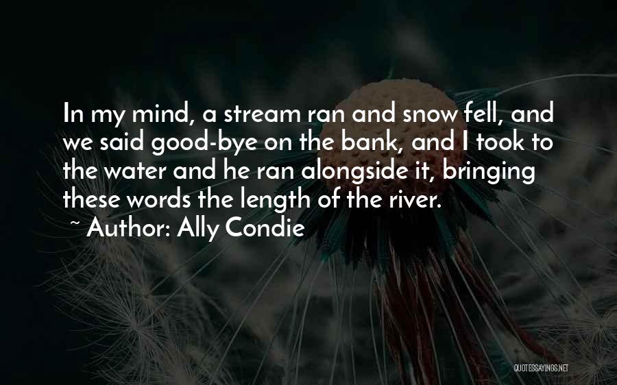 Bank Quotes By Ally Condie