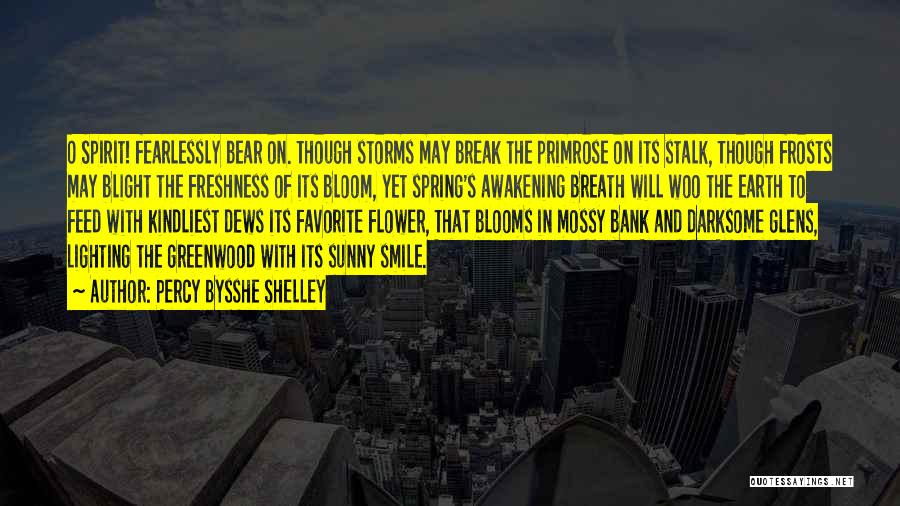 Bank Quotes By Percy Bysshe Shelley