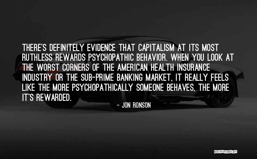 Banking Quotes By Jon Ronson