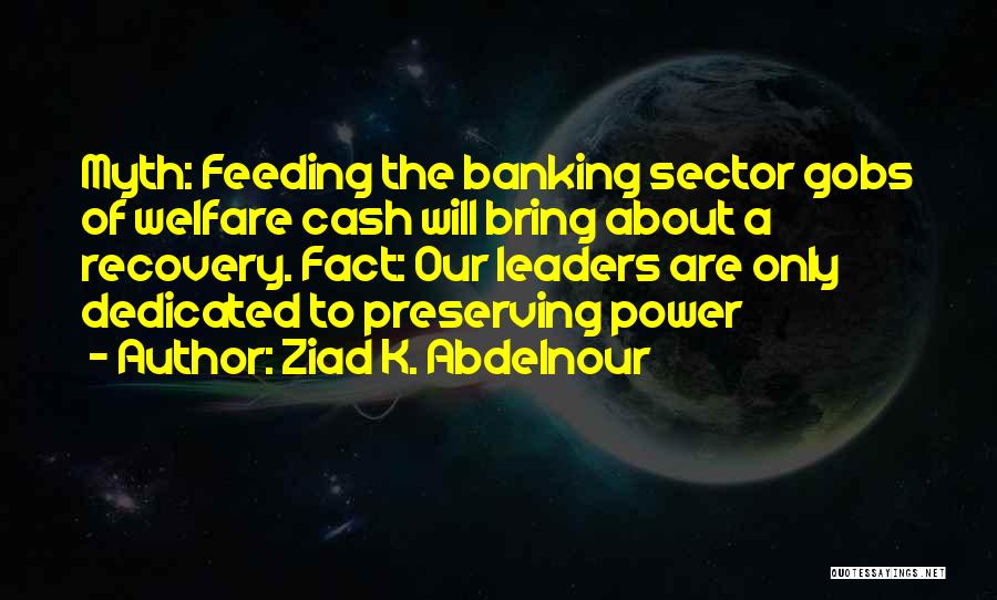 Banking Sector Quotes By Ziad K. Abdelnour