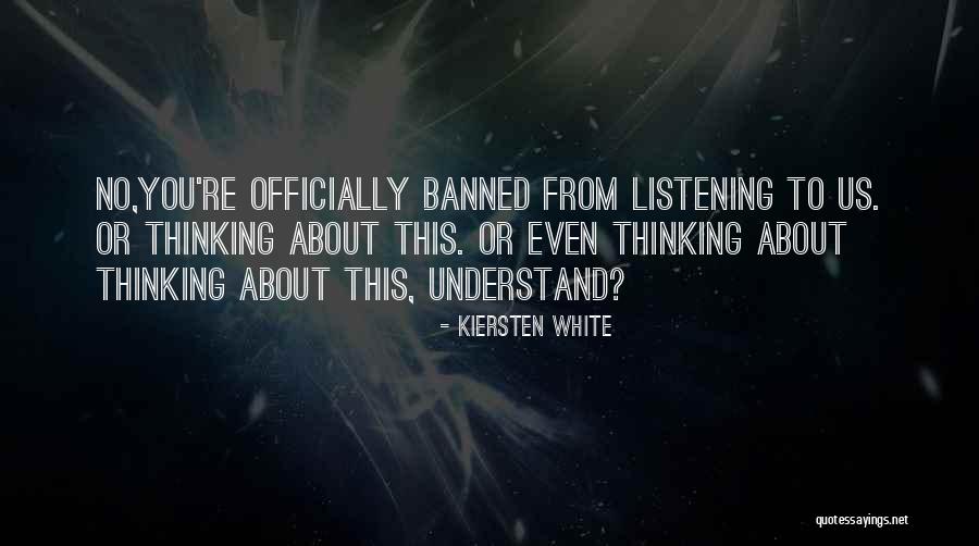 Banned Best Quotes By Kiersten White Banned Best Quotes By Kiersten White