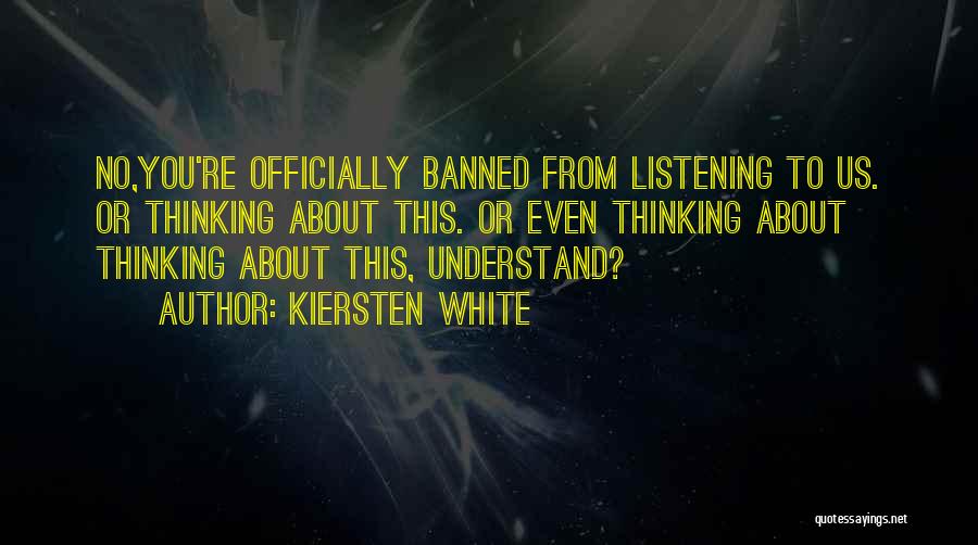Banned Quotes By Kiersten White