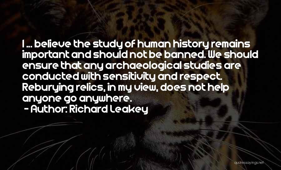 Banned Quotes By Richard Leakey