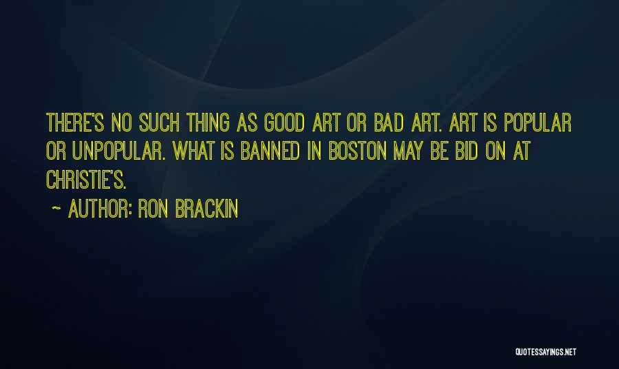 Banned Quotes By Ron Brackin